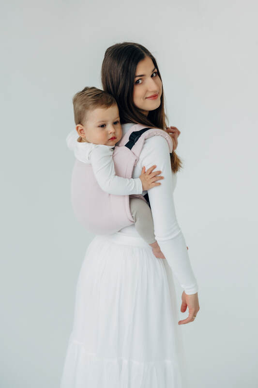 Onbuhimo PRO SAD LennyLamb, talla standard, sarga cruzada (50% algodón, 50% viscosa de bambú) - MARSHMALLOW #babywearing