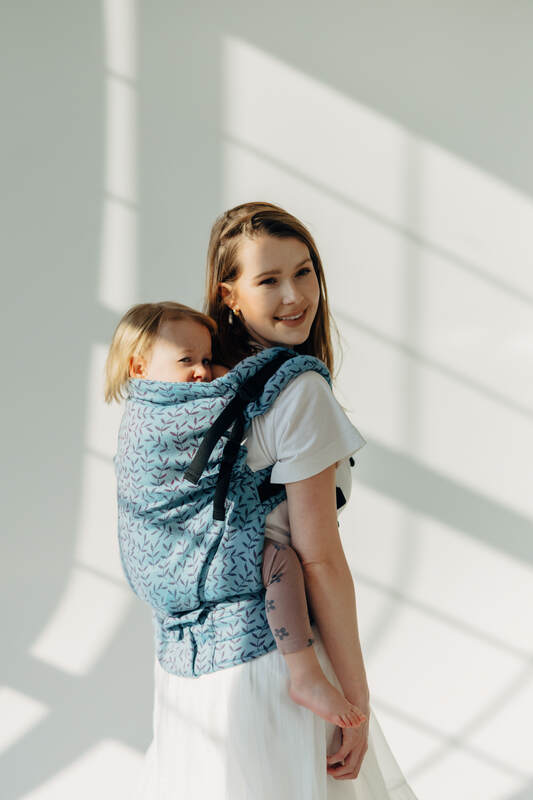 LennyPreschool Carrier, Preschool Size, jacquard weave (100% cotton) - ENCHANTED NOOK - FAIRY #babywearing