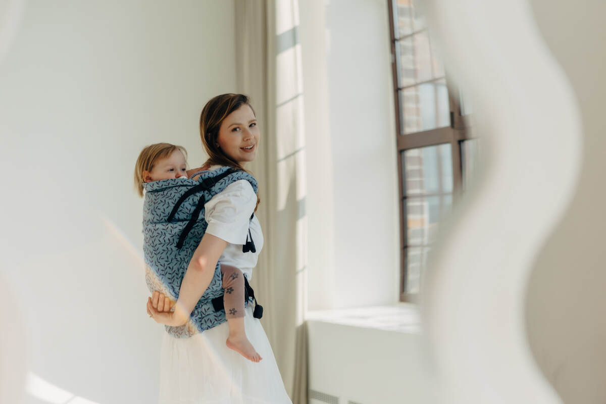 LennyPreschool Carrier, Preschool Size, jacquard weave (100% cotton) - ENCHANTED NOOK - FAIRY #babywearing