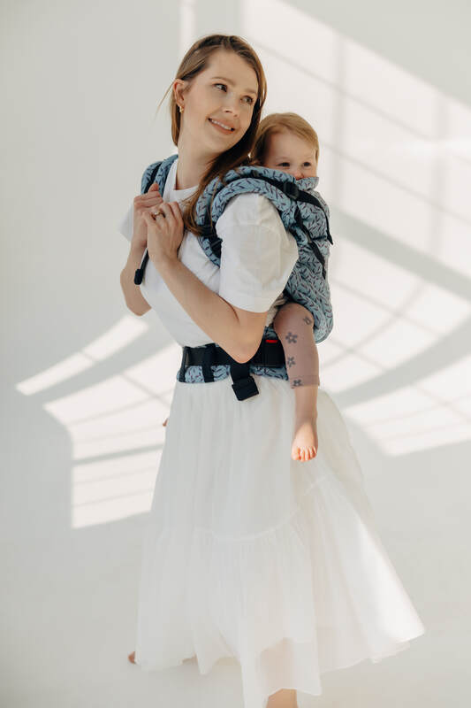 LennyPreschool Carrier, Preschool Size, jacquard weave (100% cotton) - ENCHANTED NOOK - FAIRY #babywearing