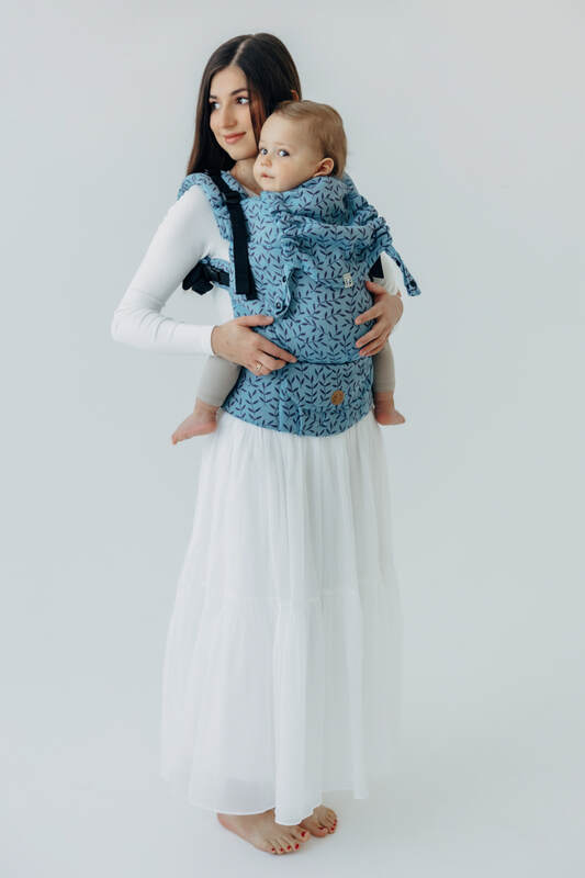 LennyUpGrade PRO Tragehilfe, Größe Standard, Jacquardwebung, 100% Baumwolle - ENCHANTED NOOK - FAIRY #babywearing