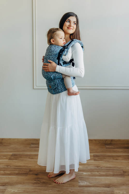LennyUpGrade PRO Tragehilfe, Größe Standard, Jacquardwebung, 100% Baumwolle - ENCHANTED NOOK - FAIRY #babywearing
