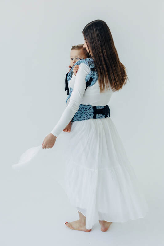 LennyUpGrade PRO Tragehilfe, Größe Standard, Jacquardwebung, 100% Baumwolle - ENCHANTED NOOK - FAIRY #babywearing