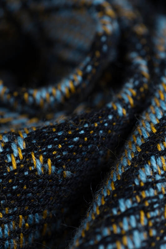 Fascia ad anelli, tessitura Jacquard (100% cotone), spalla aperta - WILD SOUL - COCOON - taglia standard 1.8m #babywearing