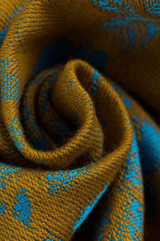 LennyLight Tragehilfe, Größe Standard, Jacquardwebung, 100% Baumwolle - RETRO'N'ROSES - ROSARIUM #babywearing