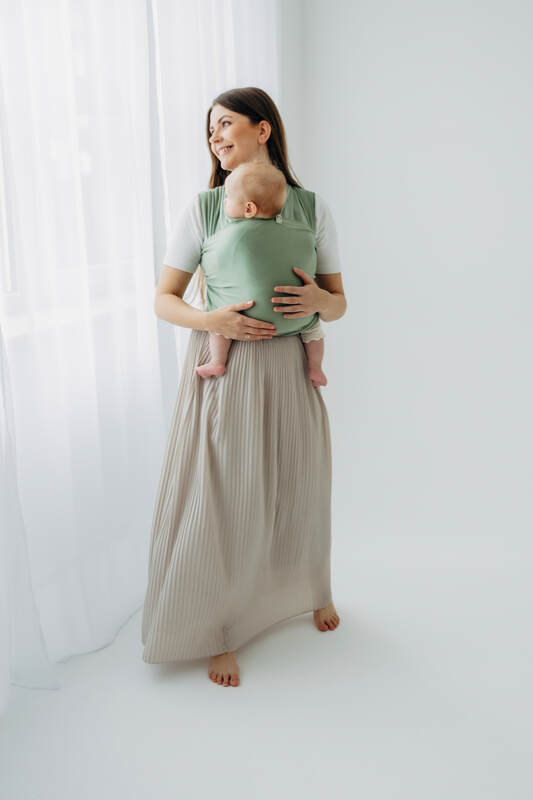 Stretchy/Elastic Baby Sling - Sage - standard size 5.0 m #babywearing