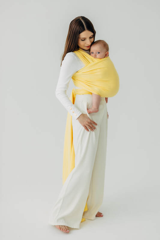 Chusta do noszenia dzieci, elastyczna - Sunbeam - rozmiar standardowy 5.0 m (drugi gatunek) #babywearing