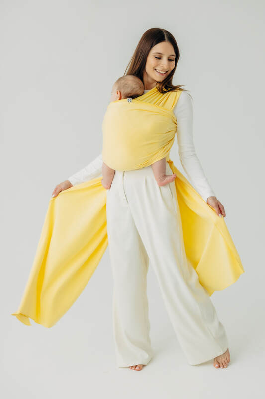 Chusta do noszenia dzieci, elastyczna - Sunbeam - rozmiar standardowy 5.0 m (drugi gatunek) #babywearing