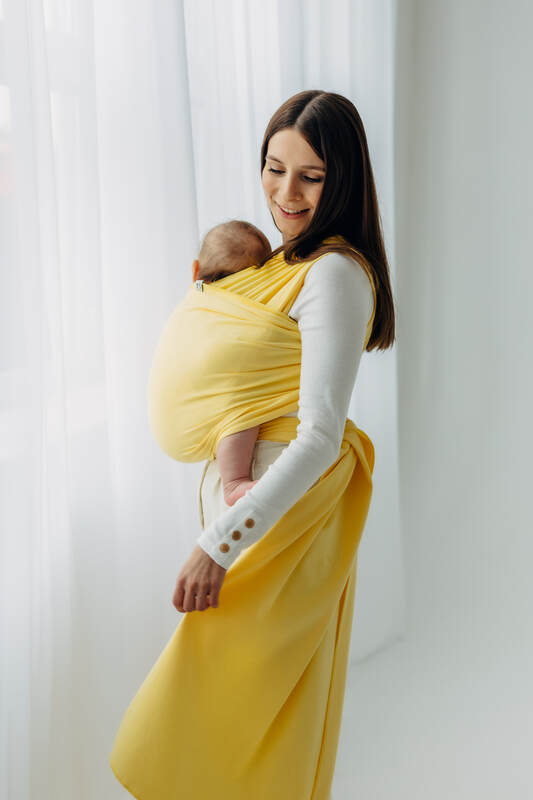 Chusta do noszenia dzieci, elastyczna - Sunbeam - rozmiar standardowy 5.0 m (drugi gatunek) #babywearing