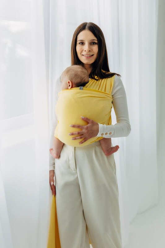 Chusta do noszenia dzieci, elastyczna - Sunbeam - rozmiar standardowy 5.0 m (drugi gatunek) #babywearing
