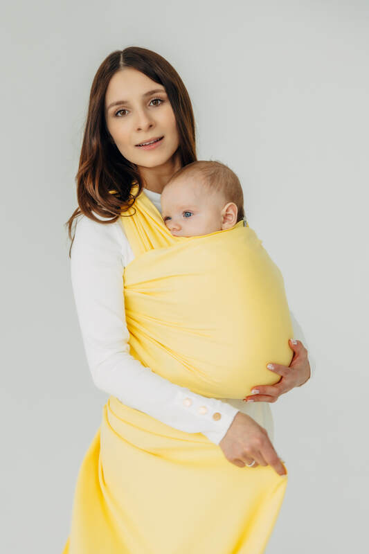 Chusta do noszenia dzieci, elastyczna - Sunbeam - rozmiar standardowy 5.0 m (drugi gatunek) #babywearing