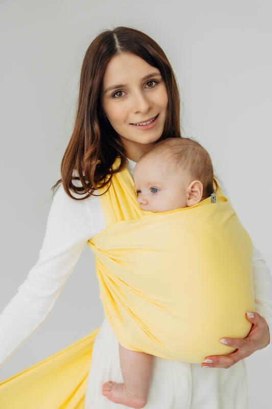 Chusta do noszenia dzieci, elastyczna - Sunbeam - rozmiar standardowy 5.0 m (drugi gatunek) #babywearing