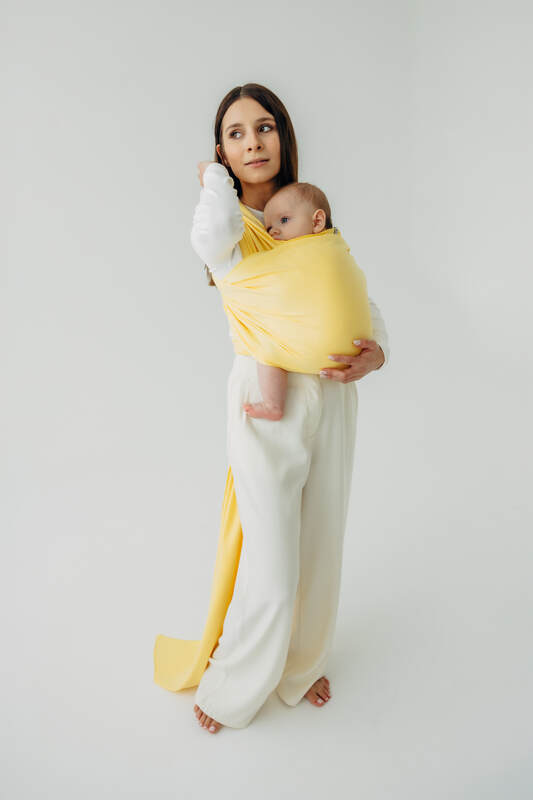 Chusta do noszenia dzieci, elastyczna - Sunbeam - rozmiar standardowy 5.0 m (drugi gatunek) #babywearing