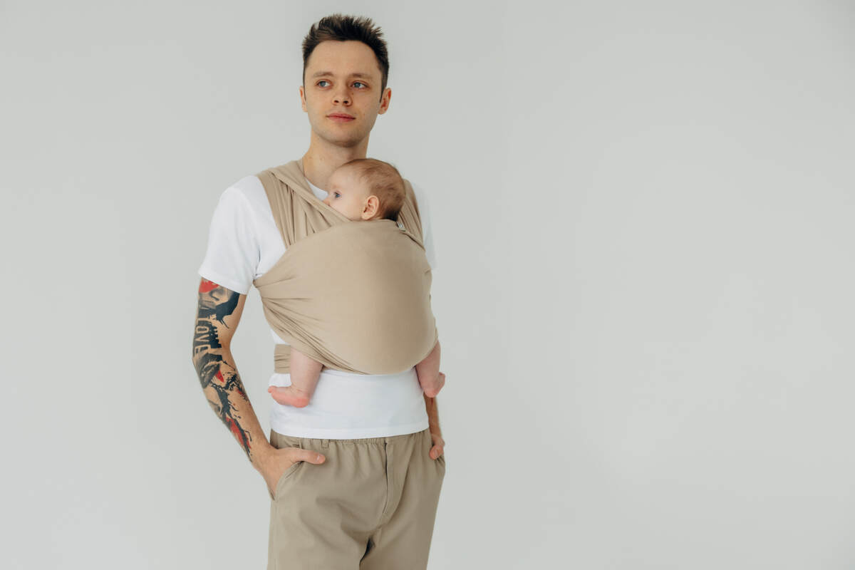 Strækbar bæresele, Størrelse Størrelse L (5,0 m),  (2. sort) #babywearing