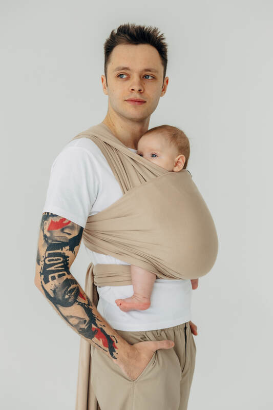 Strækbar bæresele, Størrelse Størrelse L (5,0 m),  (2. sort) #babywearing