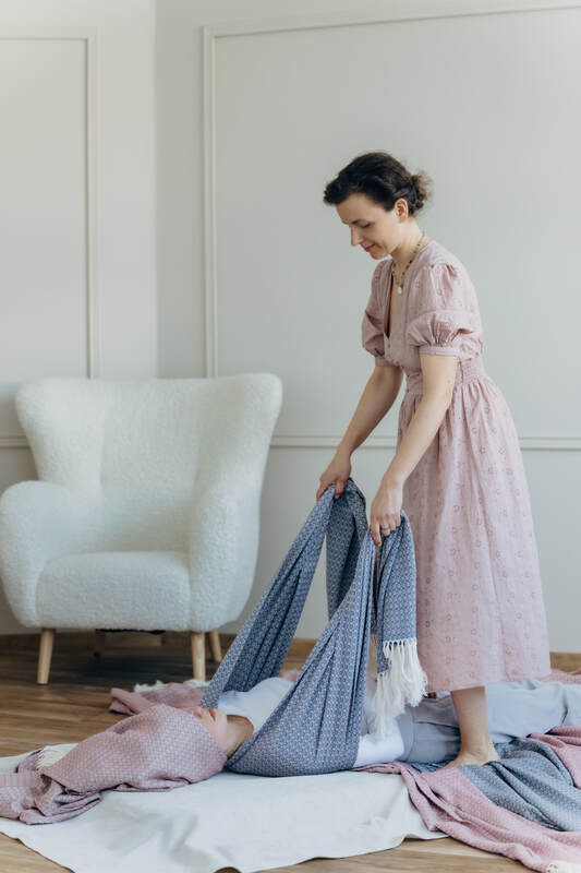 Otulający Masterclass z Volhą. Szal do otulania w cenie warsztatu.  #babywearing