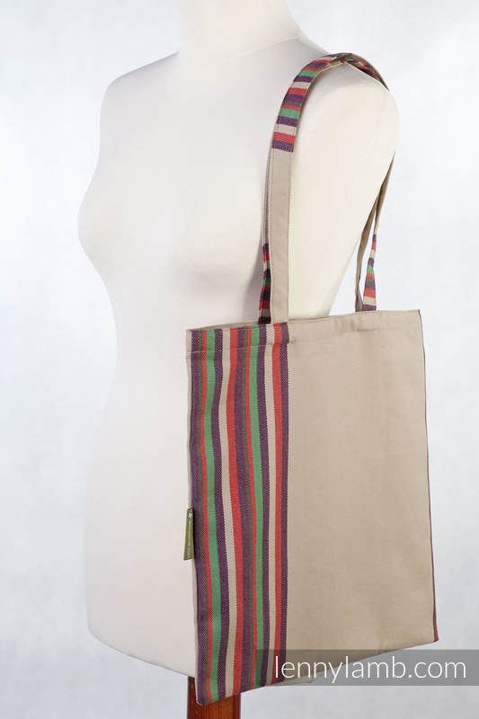 Shopping bag made of wrap fabric (100% cotton) - DESERT ROSE  #babywearing