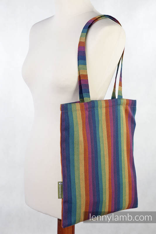 Shopping bag made of wrap fabric (60% cotton, 40% bamboo) - PARADISO #babywearing