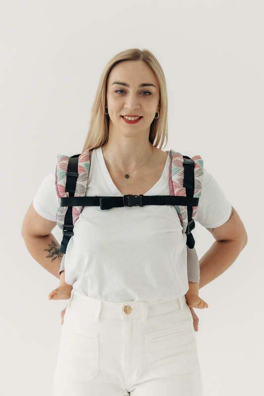 Lenny Buckle Onbuhimo PRO Tragehilfe, Größe Standard, Jacquardwebung (100% Baumwolle) - DIE AUSGABE FÜR PROFIS - TANGLED PLAIT #babywearing