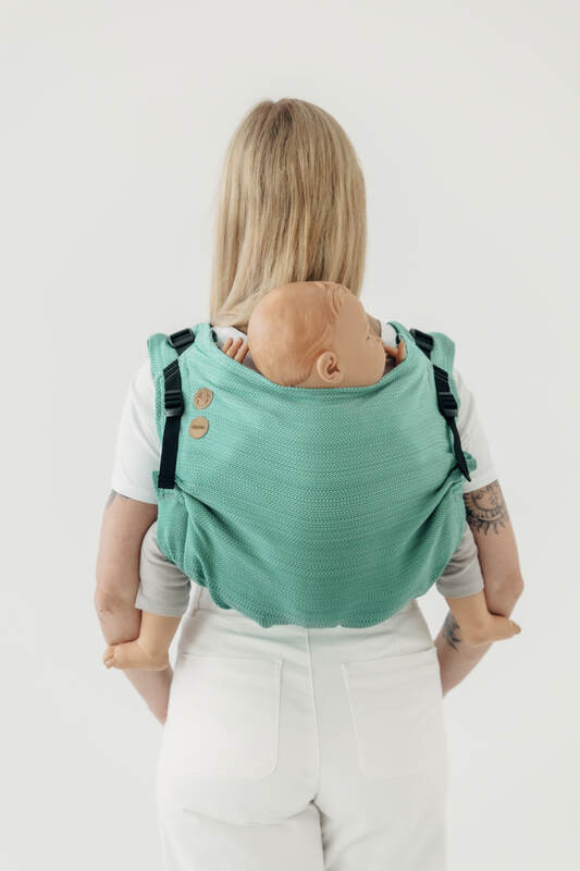 Lenny Buckle Onbuhimo PRO baby carrier, preschool size, herringbone weave (100% cotton) - FOR PROFESSIONAL USE EDITION - ENTWINE #babywearing