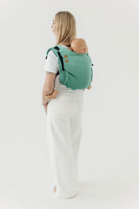 Lenny Buckle Onbuhimo PRO baby carrier, preschool size, herringbone weave (100% cotton) - FOR PROFESSIONAL USE EDITION - ENTWINE #babywearing