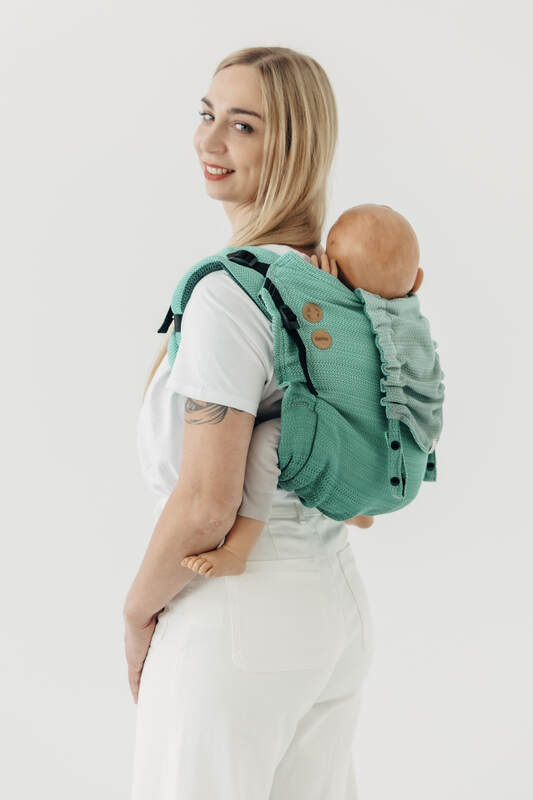 Lenny Buckle Onbuhimo PRO baby carrier, preschool size, herringbone weave (100% cotton) - FOR PROFESSIONAL USE EDITION - ENTWINE #babywearing