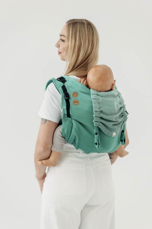 Lenny Buckle Onbuhimo PRO baby carrier, preschool size, herringbone weave (100% cotton) - FOR PROFESSIONAL USE EDITION - ENTWINE #babywearing