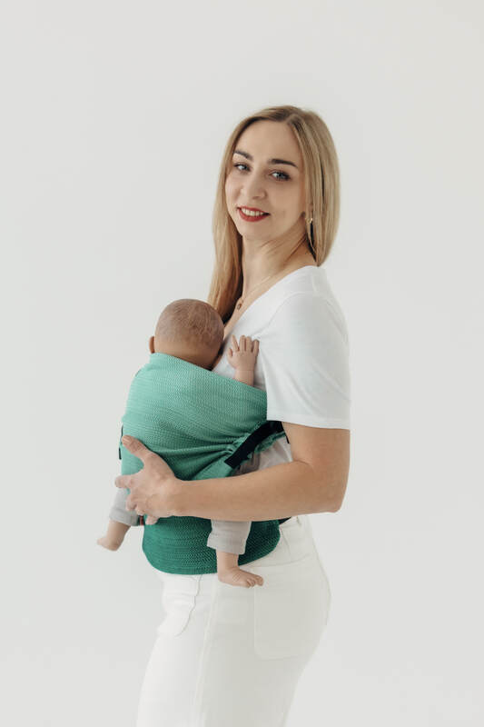 Porte-bébé LennyHip (1/2 porte-bébé LennyTwin), taille standard, tissage herringbone, 100% coton - VERSION POUR USAGE PROFESSIONNEL - ENTWINE #babywearing