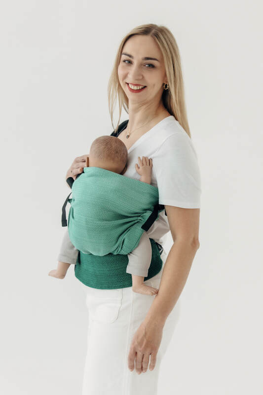 Porte-bébé LennyHip (1/2 porte-bébé LennyTwin), taille standard, tissage herringbone, 100% coton - VERSION POUR USAGE PROFESSIONNEL - ENTWINE #babywearing
