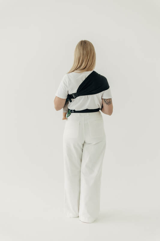 LennyHip Carrier (1/2 of LennyTwin Carrier), Standard Size, jacquard weave 100% cotton - FOR PROFESSIONAL USE EDITION - JURASSIC - NEW ERA #babywearing