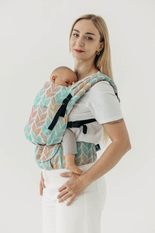 LennyLight Tragehilfe, Größe Standard, Jacquardwebung, 100% Baumwolle - DIE AUSGABE FÜR PROFIS - TANGLED PLAIT #babywearing