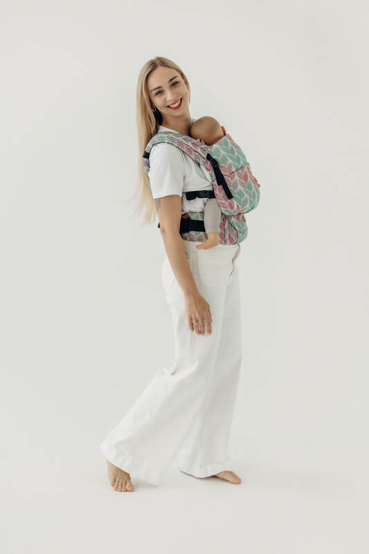 LennyLight Tragehilfe, Größe Standard, Jacquardwebung, 100% Baumwolle - DIE AUSGABE FÜR PROFIS - TANGLED PLAIT #babywearing