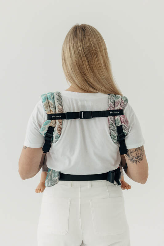 LennyLight Tragehilfe, Größe Standard, Jacquardwebung, 100% Baumwolle - DIE AUSGABE FÜR PROFIS - TANGLED PLAIT #babywearing