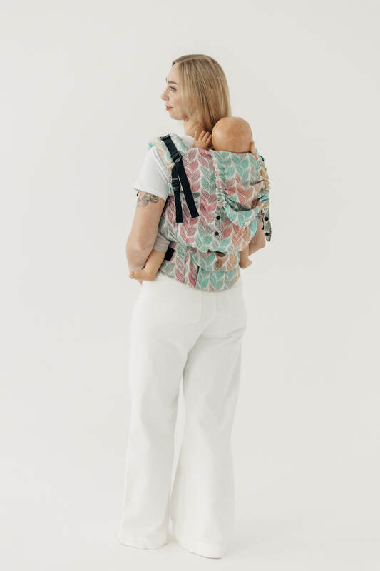 LennyPreschool Tragehilfe, Größe Preschool, Jacquardwebung, 100% Baumwolle - DIE AUSGABE FÜR PROFIS - TANGLED PLAIT #babywearing