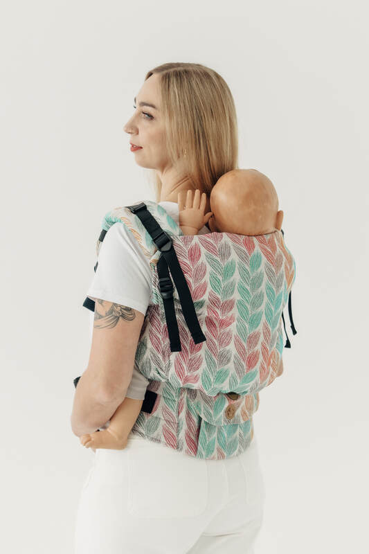 LennyPreschool Tragehilfe, Größe Preschool, Jacquardwebung, 100% Baumwolle - DIE AUSGABE FÜR PROFIS - TANGLED PLAIT #babywearing