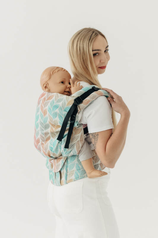 LennyPreschool Tragehilfe, Größe Preschool, Jacquardwebung, 100% Baumwolle - DIE AUSGABE FÜR PROFIS - TANGLED PLAIT #babywearing