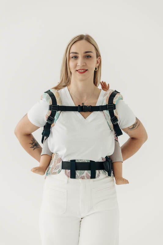 LennyPreschool Tragehilfe, Größe Preschool, Jacquardwebung, 100% Baumwolle - DIE AUSGABE FÜR PROFIS - TANGLED PLAIT #babywearing