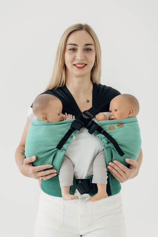 LennyTwin - justerbar tvillingbærer, Størrelse Standard, ENTWINE  #babywearing