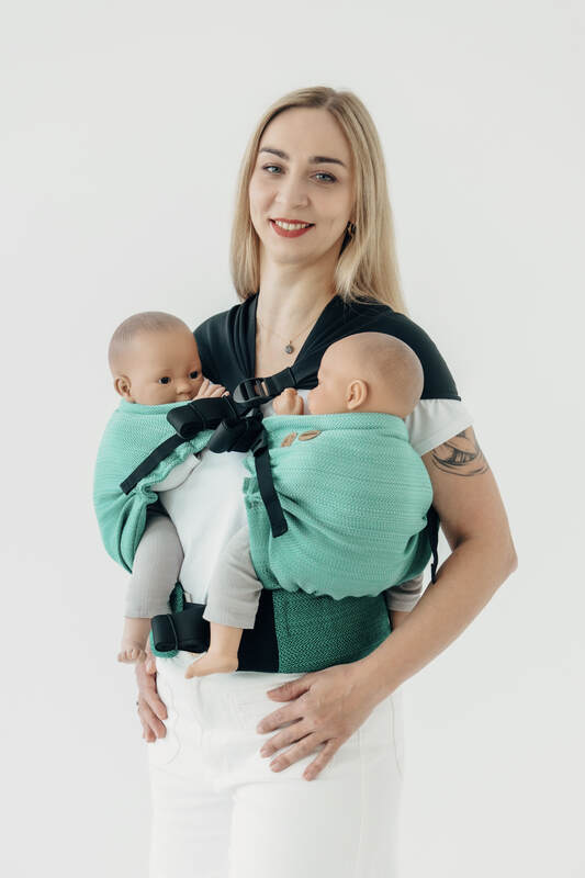 LennyTwin - justerbar tvillingbærer, Størrelse Standard, ENTWINE  #babywearing