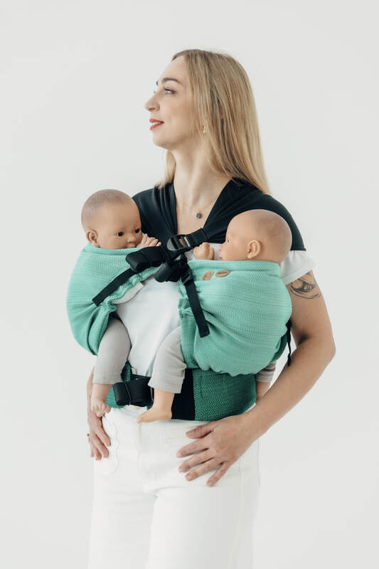 LennyTwin - justerbar tvillingbærer, Størrelse Standard, ENTWINE  #babywearing