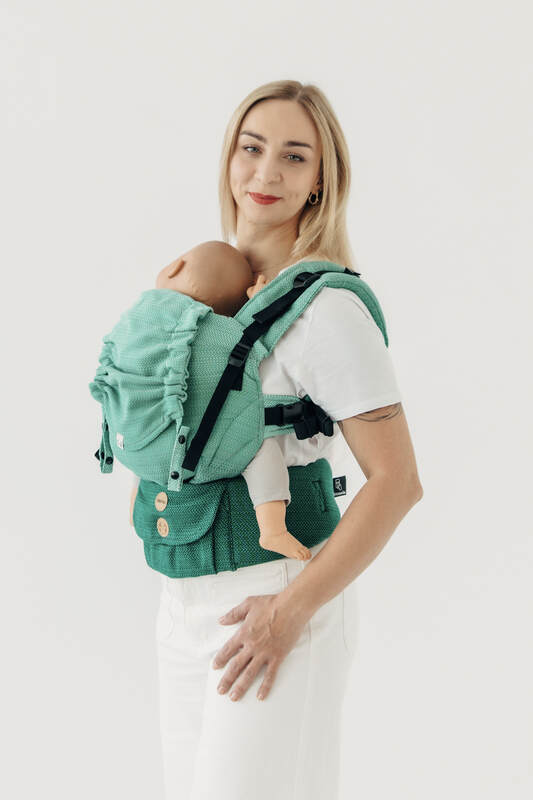 Porte-bébé LennyUpGradee PRO, taille standard, tissage herringbone, 100% coton - VERSION POUR USAGE PROFESSIONNEL - ENTWINE #babywearing