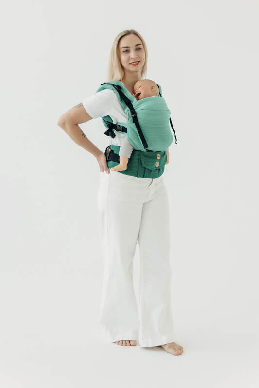 Porte-bébé LennyUpGradee PRO, taille standard, tissage herringbone, 100% coton - VERSION POUR USAGE PROFESSIONNEL - ENTWINE #babywearing
