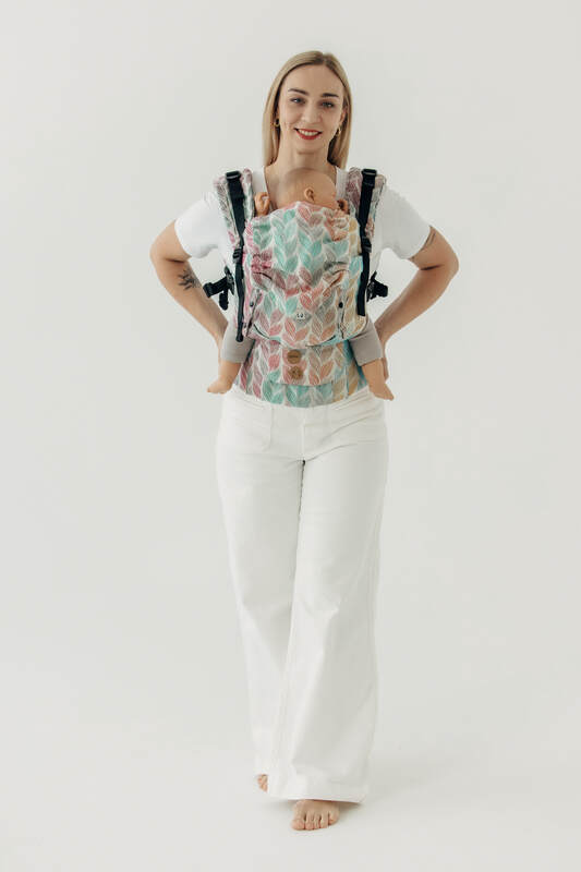 LennyUpGrade PRO Tragehilfe, Größe Standard, Jacquardwebung, 100% Baumwolle - DIE AUSGABE FÜR PROFIS - TANGLED PLAIT #babywearing