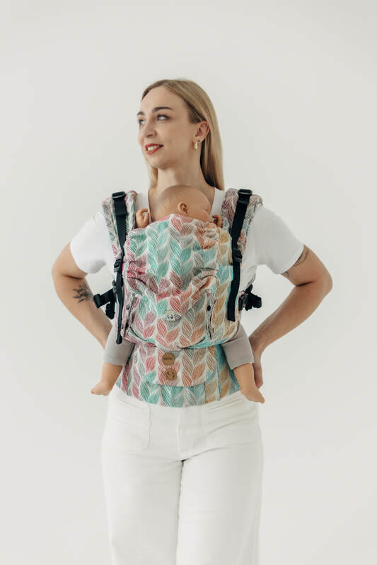 LennyUpGrade PRO Tragehilfe, Größe Standard, Jacquardwebung, 100% Baumwolle - DIE AUSGABE FÜR PROFIS - TANGLED PLAIT #babywearing