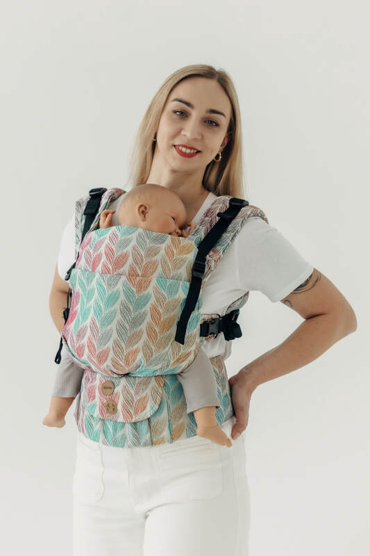 LennyUpGrade PRO Tragehilfe, Größe Standard, Jacquardwebung, 100% Baumwolle - DIE AUSGABE FÜR PROFIS - TANGLED PLAIT #babywearing