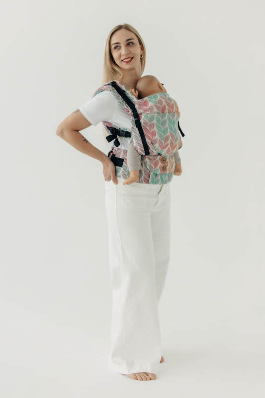 LennyUpGrade PRO Tragehilfe, Größe Standard, Jacquardwebung, 100% Baumwolle - DIE AUSGABE FÜR PROFIS - TANGLED PLAIT #babywearing