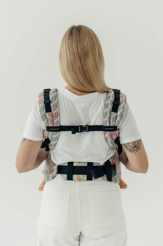 LennyUpGrade PRO Tragehilfe, Größe Standard, Jacquardwebung, 100% Baumwolle - DIE AUSGABE FÜR PROFIS - TANGLED PLAIT #babywearing