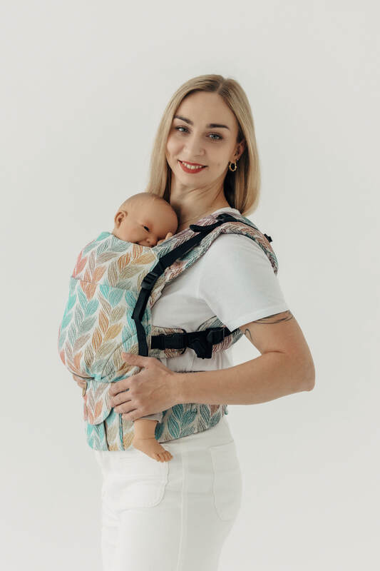 LennyUpGrade PRO Tragehilfe, Größe Standard, Jacquardwebung, 100% Baumwolle - DIE AUSGABE FÜR PROFIS - TANGLED PLAIT #babywearing