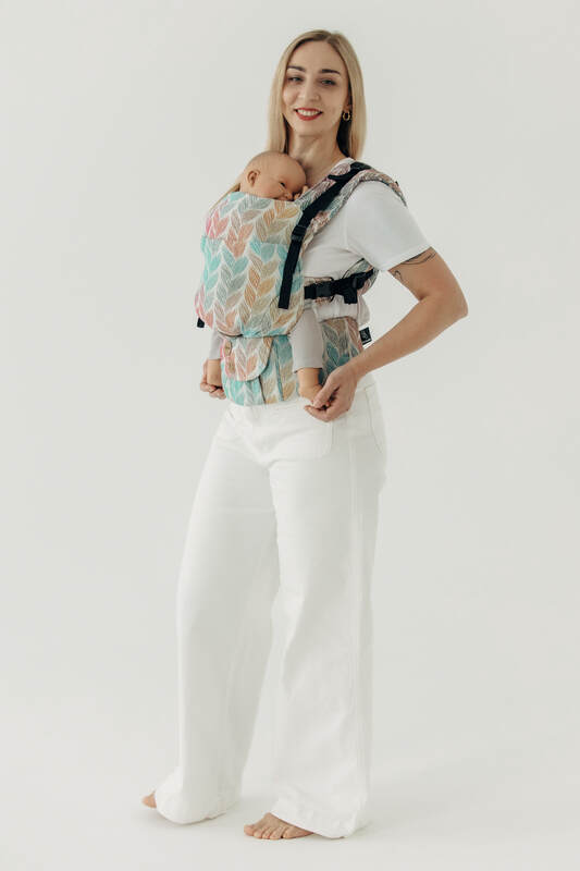 LennyUpGrade PRO Tragehilfe, Größe Standard, Jacquardwebung, 100% Baumwolle - DIE AUSGABE FÜR PROFIS - TANGLED PLAIT #babywearing
