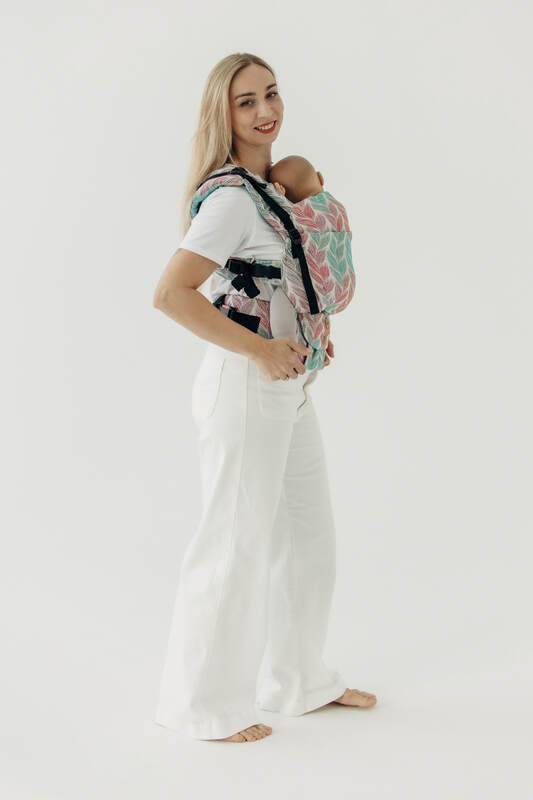 LennyUpGrade PRO Tragehilfe, Größe Standard, Jacquardwebung, 100% Baumwolle - DIE AUSGABE FÜR PROFIS - TANGLED PLAIT #babywearing